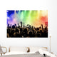 Cheering Crowd Concert Wall Decal Design 2