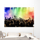 Cheering Crowd Concert Wall Decal Design 2