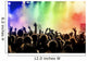 Cheering Crowd Concert Wall Decal Design 2