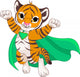 Super Tiger Wall Decal