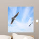 Two Seagulls Fly Blue Wall Decal