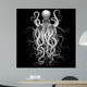 Octopus Hologram Ghost Wall Decal