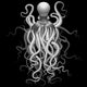 Octopus Hologram Ghost Wall Decal