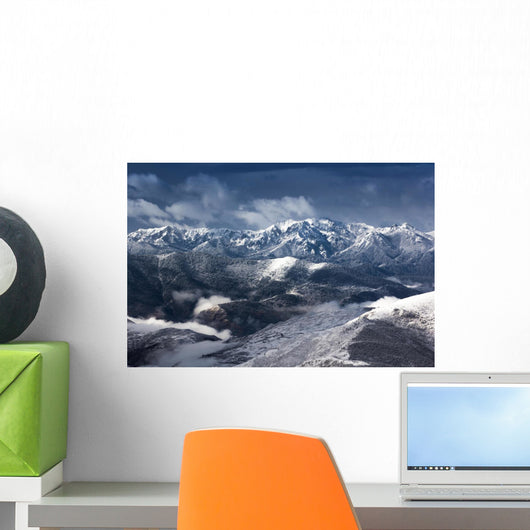 Mountain Snow Landscape Wall Decal