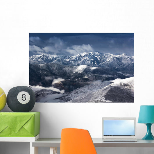 Mountain Snow Landscape Wall Decal