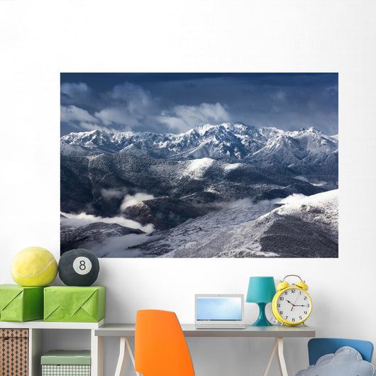 Mountain Snow Landscape Wall Decal