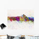 Tucson Watercolor Skyline Wall Decal
