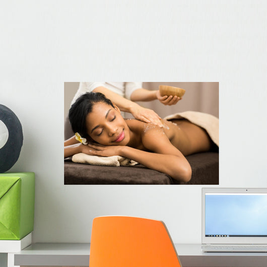 Body Scrub Spa Wall Decal