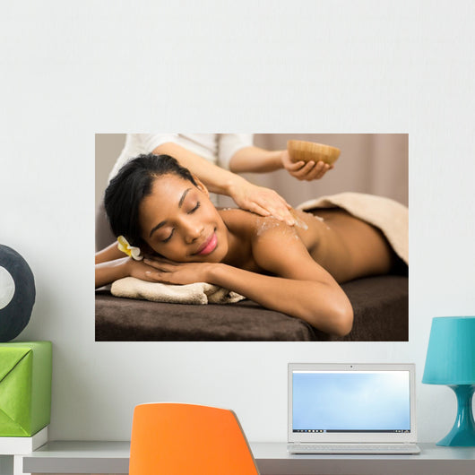 Body Scrub Spa Wall Decal