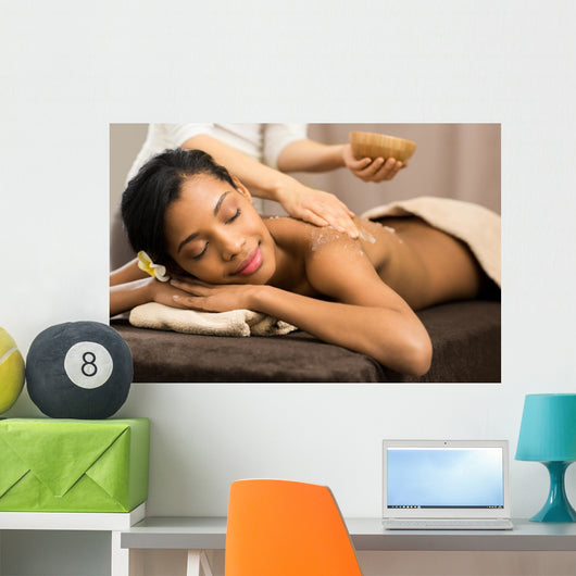 Body Scrub Spa Wall Decal