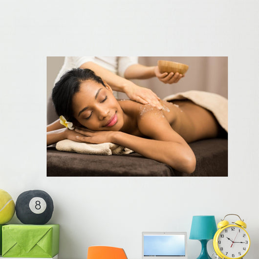 Body Scrub Spa Wall Decal
