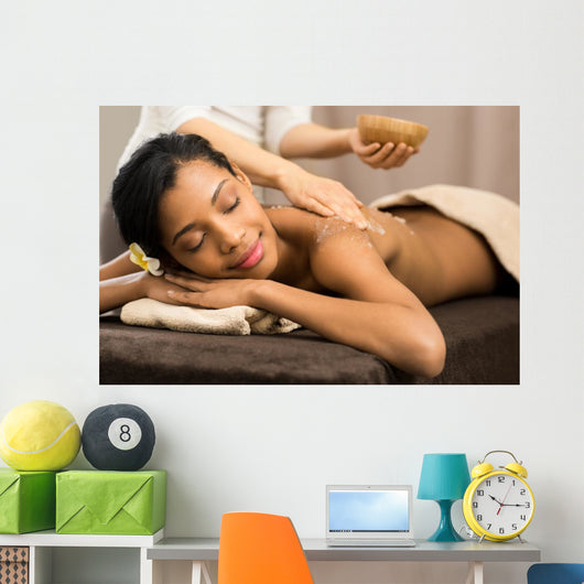 Body Scrub Spa Wall Decal