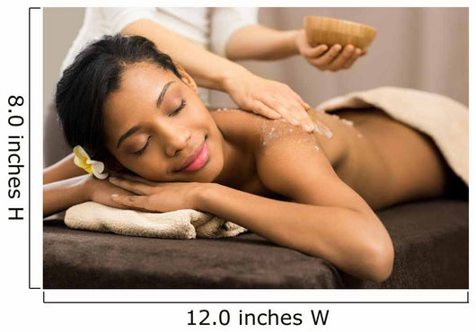 Body Scrub Spa Wall Decal