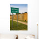 Detroit City Limit Sign Wall Decal