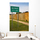 Detroit City Limit Sign Wall Decal