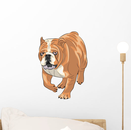 English Bulldog Wall Decal