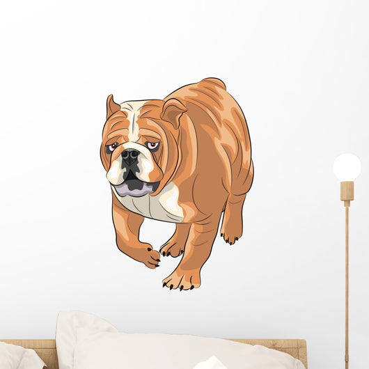 English Bulldog Wall Decal