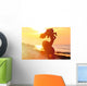 Mother and Little Daughter Wall Decal