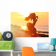 Mother and Little Daughter Wall Decal