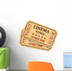 Cinema Movie Theatre Tickets Wall Decal