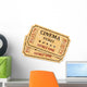 Cinema Movie Theatre Tickets Wall Decal