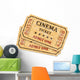 Cinema Movie Theatre Tickets Wall Decal