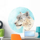 Illustrated Snow Leopard Wall Decal