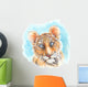 Illustrated Tiger Cub Wall Decal