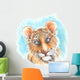Illustrated Tiger Cub Wall Decal