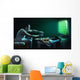 Mann Spielt Videospiele Auf Wall Decal