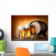 Beer and Barrel Wall Decal