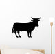 Stier Silhouette Wall Decal