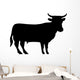 Stier Silhouette Wall Decal