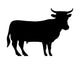 Stier Silhouette Wall Decal