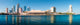 Tampa Skyline Wall Decal Panoramic Wall Decal