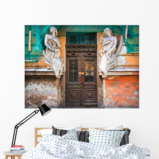 Restoration Old Abandoned House Wall Decal