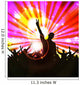 Group Dancing People Music Wall Decal
