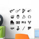 Musical Instruments Icons Wall Decal