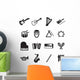 Musical Instruments Icons Wall Decal