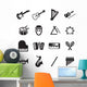 Musical Instruments Icons Wall Decal