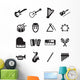 Musical Instruments Icons Wall Decal