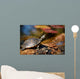 Turtle Sitting Log Swamp Wall Decal