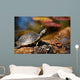 Turtle Sitting Log Swamp Wall Decal