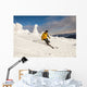 Man Snow Skiing against Wall Decal Design 2