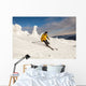 Man Snow Skiing against Wall Decal Design 2