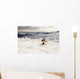 Man Snow Skiing against Wall Decal Design 1