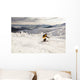 Man Snow Skiing against Wall Decal Design 1