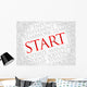 Start Word Cloud Business Wall Decal