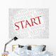 Start Word Cloud Business Wall Decal