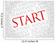 Start Word Cloud Business Wall Decal